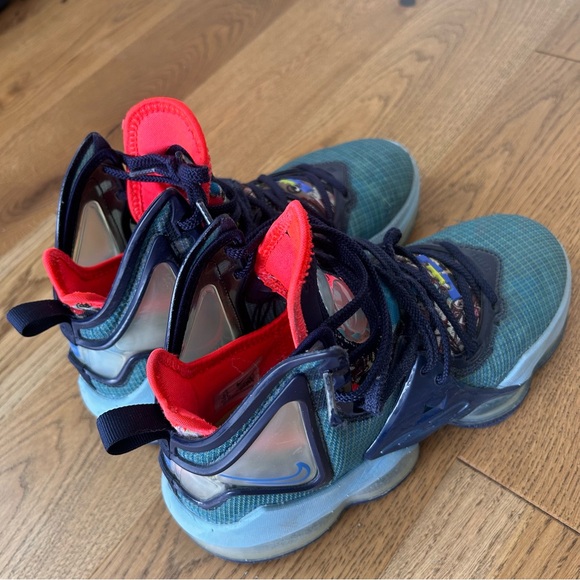 Nike LeBron 19 'Fast Food - Dutch Blue' basketball shoes. Size US 6.5 - Picture 10 of 14